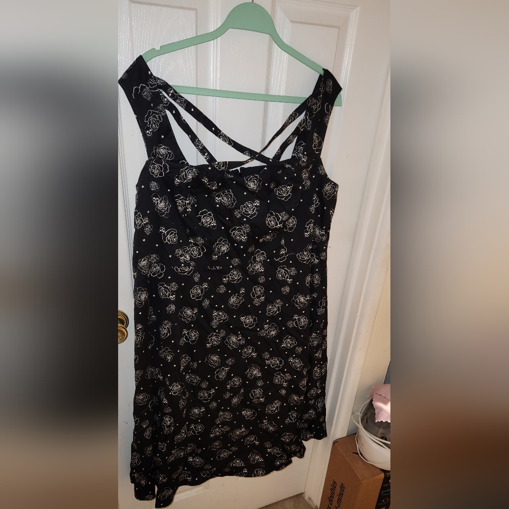Black Rockabilly dress